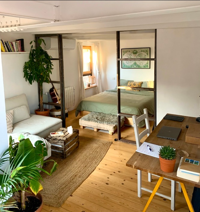 Pablo's bright, plant-filled Barcelona studio
